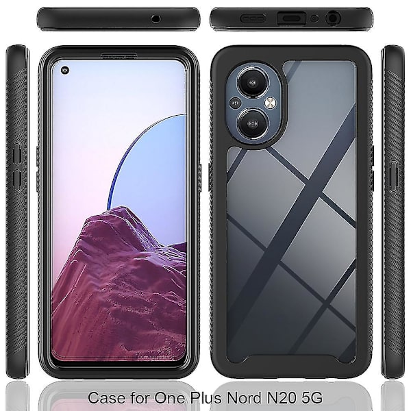 Hybrid Pc+tpu case för Oneplus Nord 20 5g/oppo Reno7 Z - Ultimate dubbelt skydd Red