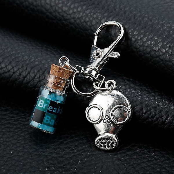Smykker Tv Breaking Bad Ba Br Nøglering Kemisk Symbol Heisenberg Mask Walter Cosplay Pendant Nøglering Nøglering M