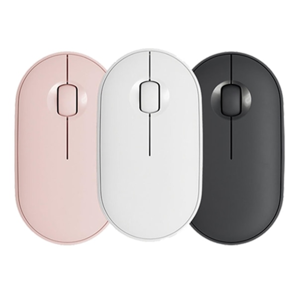 Komfortabel håndfølende Pebble Mute Mouse M350 Bluetooth Dual Mode Trådløs mus Modelys Dejlig multi-link kontormus A504