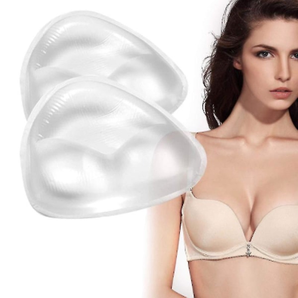 Bikinisilikonbröstkuddar Osynliga BH-kuddar Push Up underklädesskydd Transparenta silikonkuddar transparent
