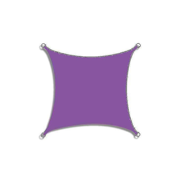 2 X 4 meter vattentät solskyddssegel utomhusmarkiser för trädgårdssegel Pool Partio solskydd Purple