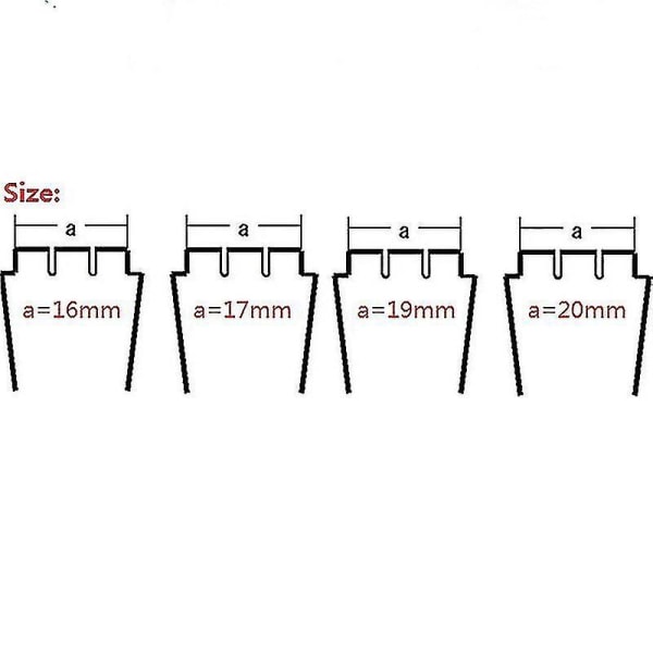 Sort urrem til farveprøverem Spænde til farveprøve Silikone urrem 17 mm 19 mm 20 mm gummirem 16 mm urtilbehør-blå Full transparent 16mm
