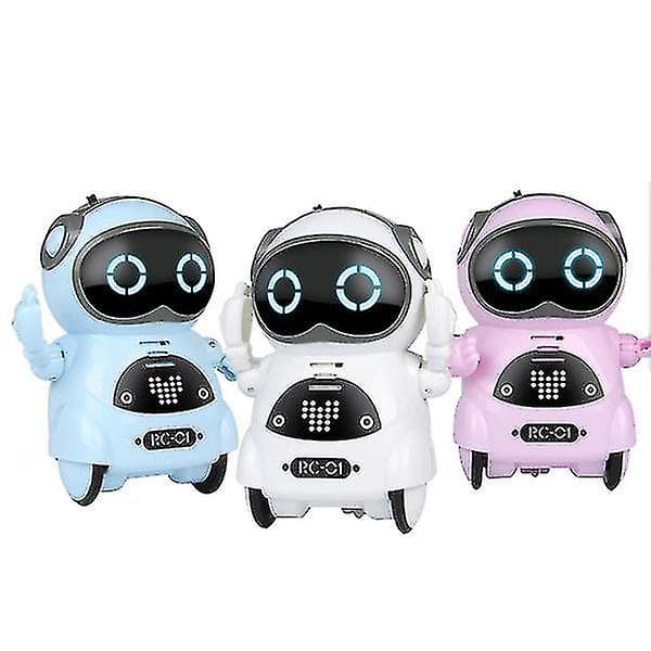 Børns Mini Smart Voice Dialogue Dance Pocket Robot blue