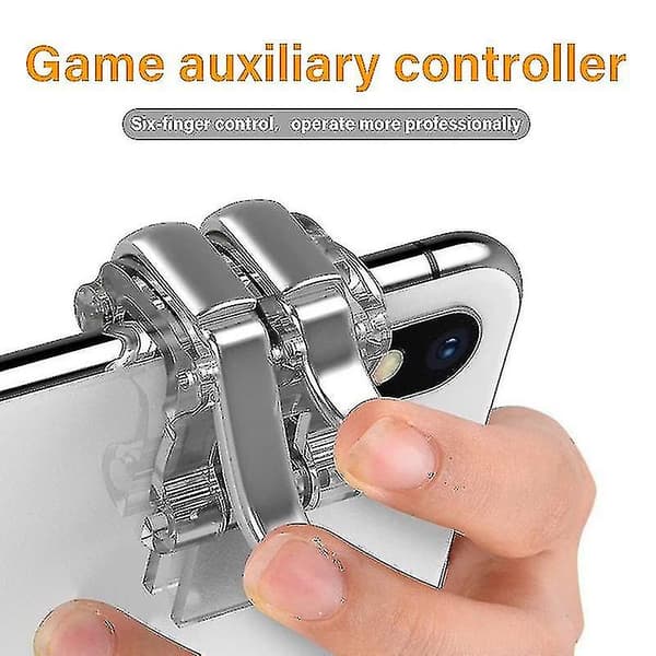 Metall Smartphone Mobile Gaming Trigger för Pubg Mobile Gamepad Fire Siktknapp