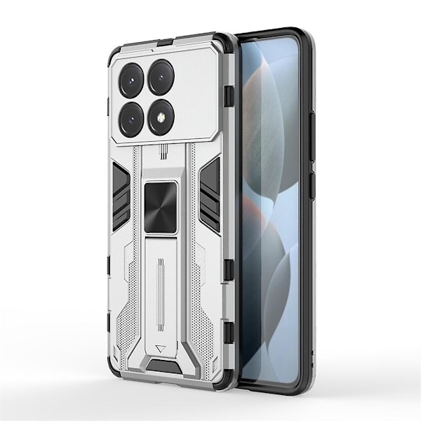 Supersonic Armor phone case för Xiaomi Poco X6 Pro Silver