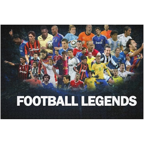 1000 stykker puslespil Træpuslespil Puslespil Stiksave/fodbold-neymar for voksne børn spil Pædagogisk legetøj Ma23 300 Pcs