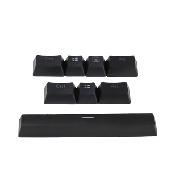 Pbt til Razer 6u Space Keycap Suit til mekaniske tastaturer Profilbaggrundsbelysning Black