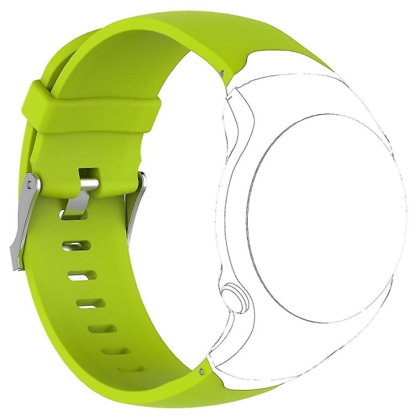 Silikonarmbandsarmband för Garmin Approach S3 Green