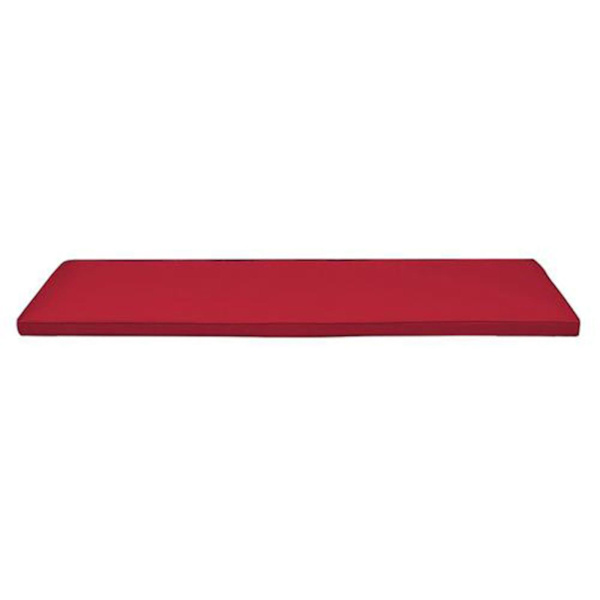 Bänk Swing Kudde Med Fixeringssnöre Rektangulär Vattentät Tjock Non-ip uteplats Red 120X42CM