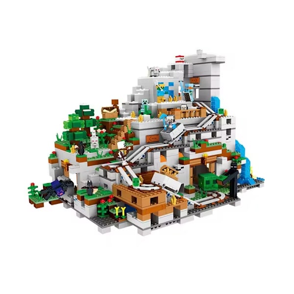 Minecraft Building set the Mountain Cave Minecraft My World serien är perfekt för dig.