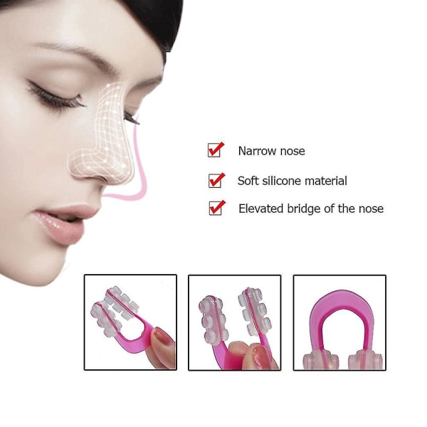 Naisten U-muotoinen nenäpidike Nenäsillan nenäkorjaus kapea nenä 1PC