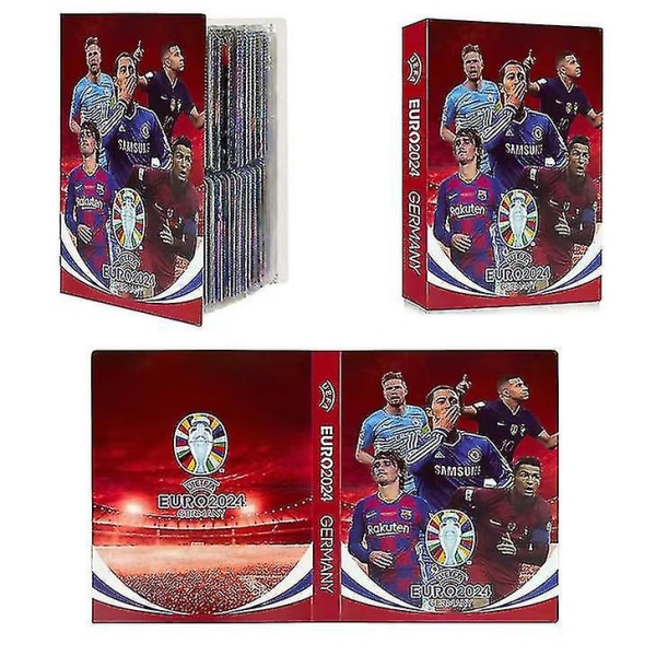 Football Star Card Album Karta Brevhållare Pärm 2023 Ny 240st Star Card Box Collection Album Bok Mapp Kid Toy Present style 4