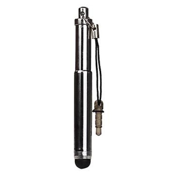 Universal infällbar kapacitiv Soft Stylus Touch Pen för iPhone iPad iPod HTC Silver Style Y iPhone 12 mini 5.4 inc