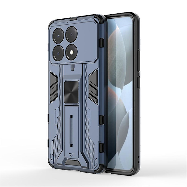 Supersonic Armor phone case för Xiaomi Poco X6 Pro Blue