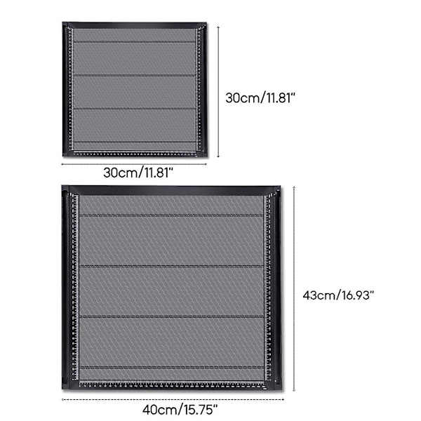 Laser Cutter Honeycomb Working Panel Honeycomb Laser Bed For Laser Engraver 30*30 cm-2