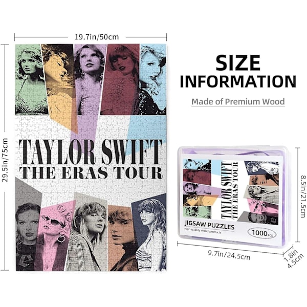 Jigsaw Pussel 300 bitar Taylor Swift affisch Taylor Swift 300 bitar Personlig bild pusselspel 1000 Piece