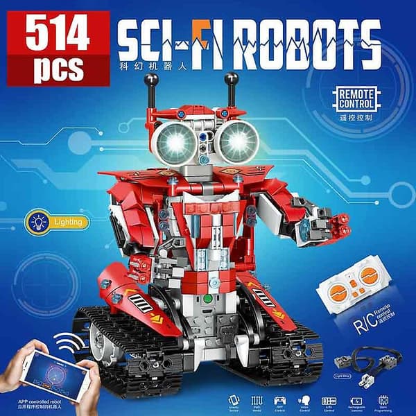 Ohjausrobotti | Building Block Robot Technic | Building Block Rc Robot - Blocks - No box No Paper inst