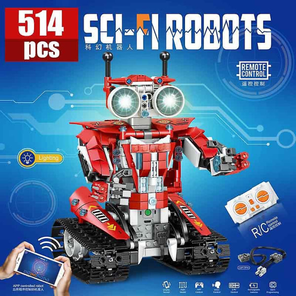 Styrerobot | Building Block Robot Technic | Building Block Rc Robot - Blokke - No box No Paper inst