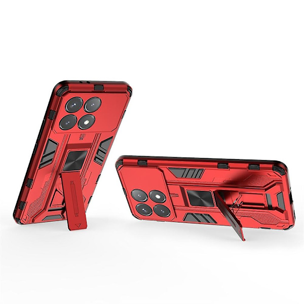 Supersonic Armor phone case för Xiaomi Poco X6 Pro Red
