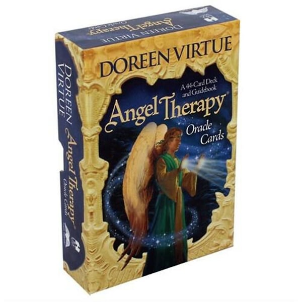 Angel Therapy Oracle Cards Pdf Guidebook Tarot Cards Deck Brætspil Til Familiefest Kvinder Børn Legetøj
