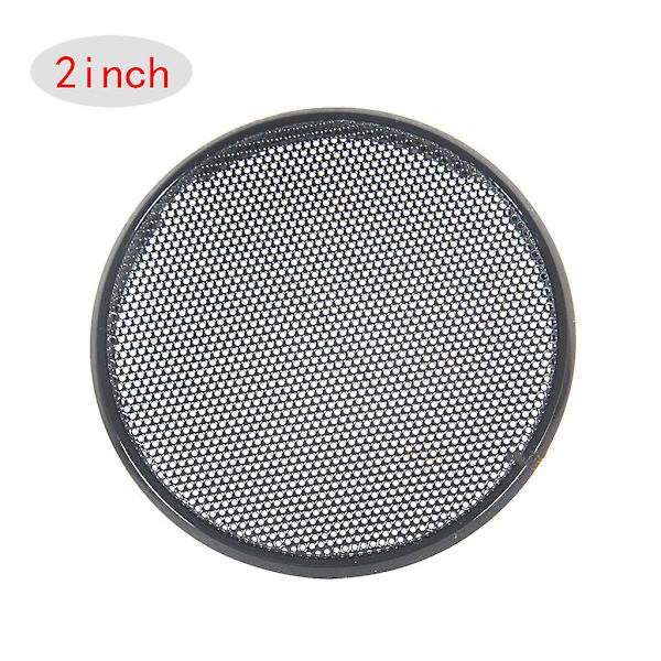1/2/3/4/5/6 tuuman musta auton kaiutinritiläverkko mesh sarvi cover ympyräkotelo verkko tee itse - koristetarvikkeet 2inch