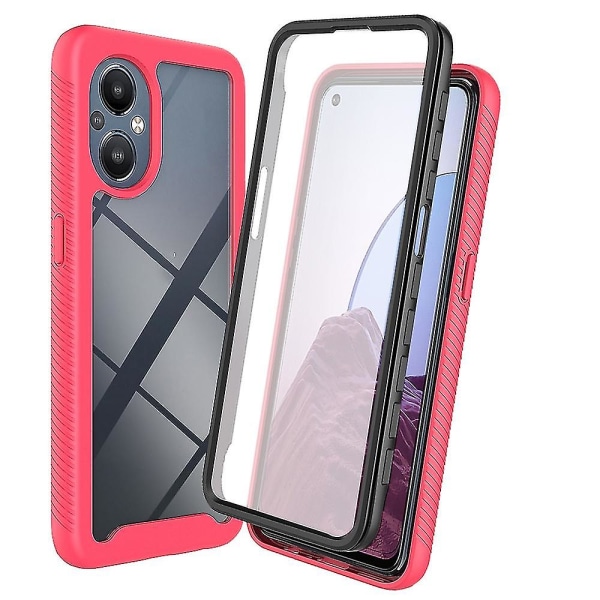 Hybridi PC+tpu case Oneplus Nord 20 5g/oppo Reno7 Z:lle - Ultimate Dual Protection Frosted Pink