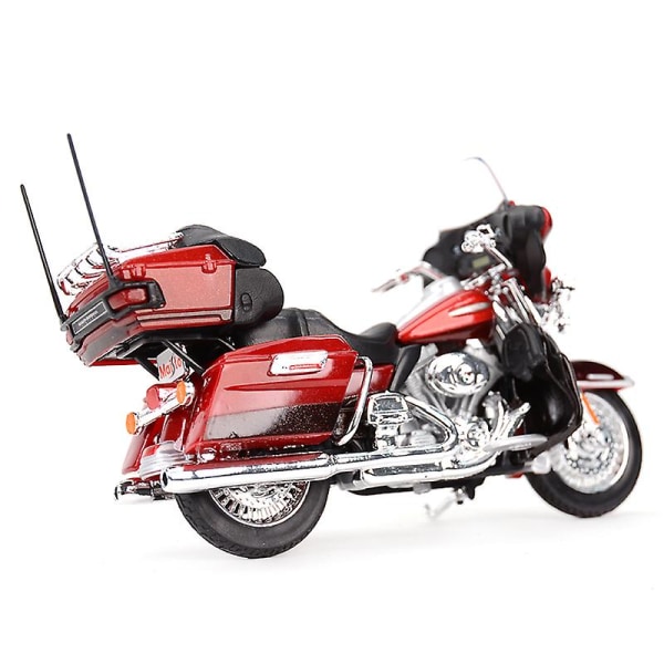 Motorcykelmodell för samling fritid, leksaker, gjutna fordon, skala 1:18, 2013, Flhtk Electra Glide Ultra Limited - Leksaksfordon Red