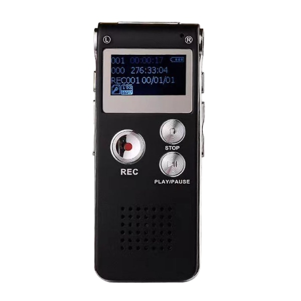 Digitaalinen ääninauhuri Äänen sanelukone Mp3 Lecture Mini Spy Audio Recorder 32g Ft 8GB