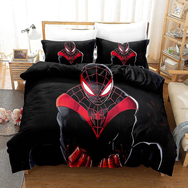 Spiderman 3D printed vuodevaatteet set cover Cover tyynyliina lapsille lahja US TWIN 173x218cm