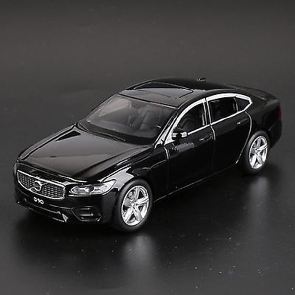 Volvo Car Model I S90 Alloy, Diecasts Och Toy Vehicles, Metal Sound Light Collection, Barnpresent, 1:32 Black