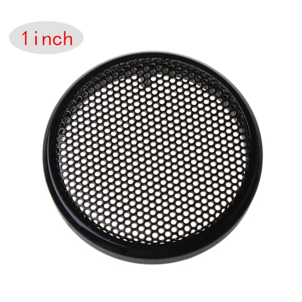 1/2/3/4/5/6 tuuman musta auton kaiutinritiläverkko mesh sarvi cover ympyräkotelo verkko tee itse - koristetarvikkeet 1inch