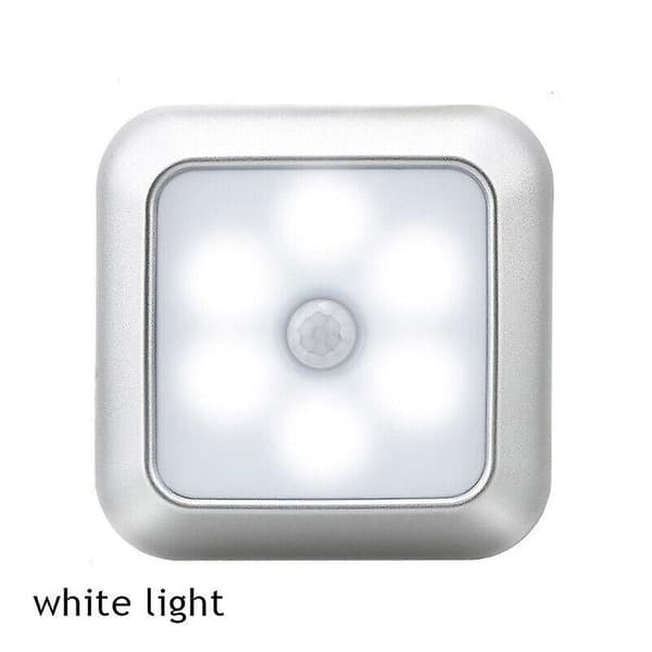 Led Bevægelsessensor Lys Pir Badeværelse Natlys Med Usb Kabelskab Trappe white light B