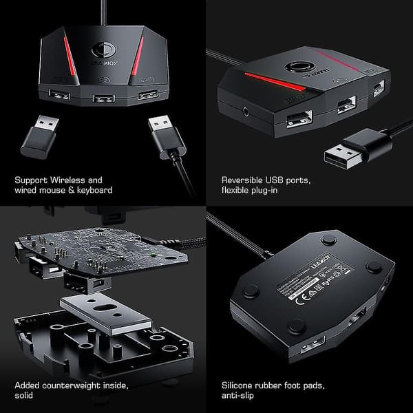 LEADJOY VX2 AimBox Näppäimistö Hiiri Adapteri