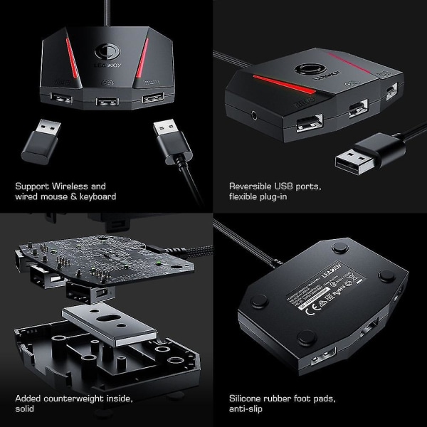 LEADJOY VX2 AimBox tastatur mus adapter