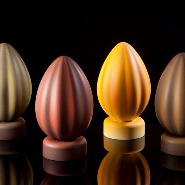 Påskägg Choklad Molds, Half Sphere Form, 3d Easter Egg Molds Molds För påskdekorationer, Mousse Ca