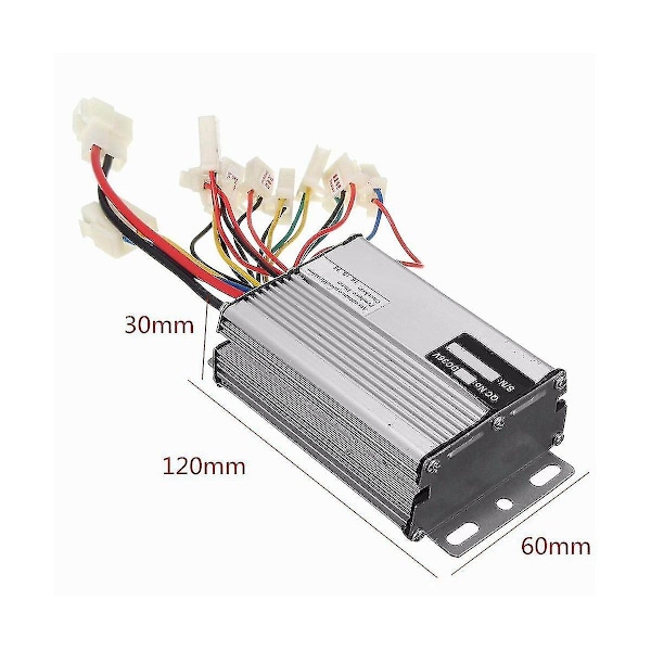 36v 1000w Borstad Controller Elcykel E-cykel Scooter Borste Hastighetskontrollmotor för Elect