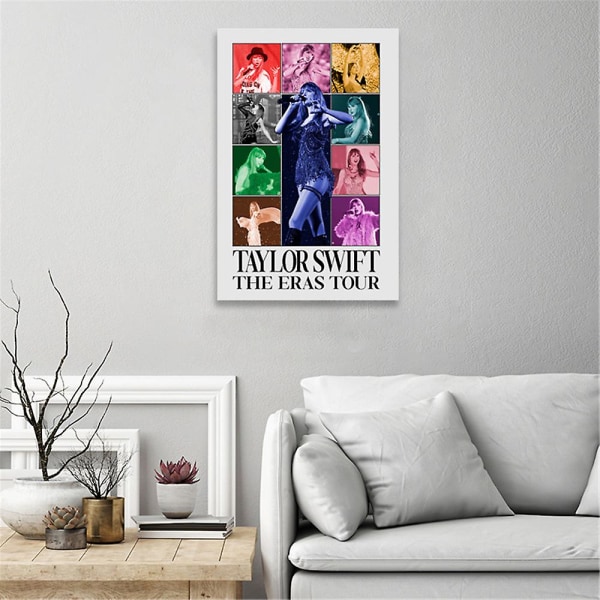 Home Decor Taylor Swift The Eras Tour Wall Art World Tour Filmplakat Uindrammede gaver 40x60cm