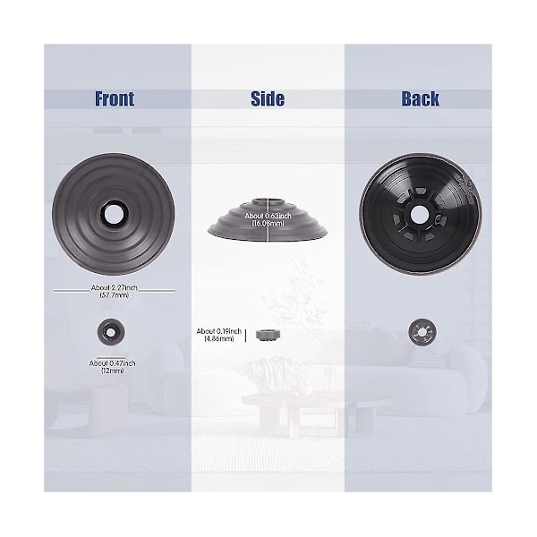 Udskiftning af kuglehjul til V6 V7 V8 V10 V11 V12 DC58 Støvsuger 35W 50W Direct Drive Cleaner Head Hjul Dele gray