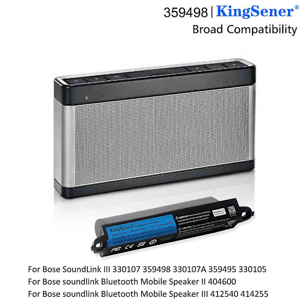 359498 Batteri til Bose Soundlink Iii 330107a 359495 330105 412540 Til Bose Soundlink Bluetooth Speaker Ii 404600