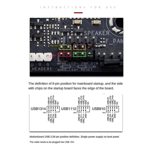 Trådløs Desktop Computer Desktop Switch-knap Vært Ekstern Trådløs Tænd Multifunktionsfjern As Shown