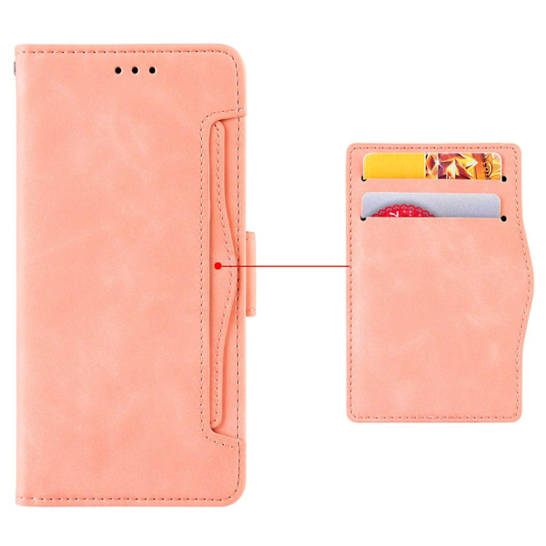 Cover för Honor Magic6 Pro 5G Case Stativ Flera kortplatser Case - Brun Pink Style E Honor Magic6 Pro 5G