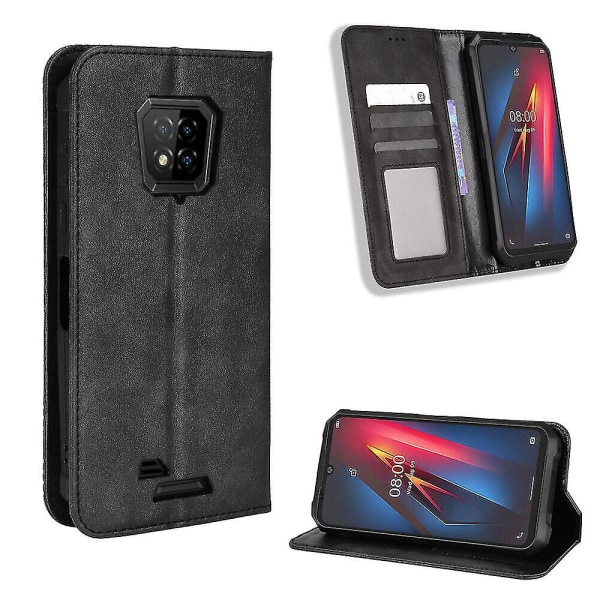 Kompatibel med Ulefone Armor 8 Case, Folio Cover Magnetic Wallet Læder Taske til Ulefone Armor 8 C4