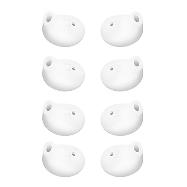 Øretelefoner Øretelefoner til Samsung Active Galaxy S6 S7 Edge Level U Earbud Ear Tip Gel 4pair White