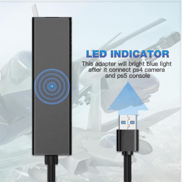 Kameraadapter til Psvr/ps5, Ps Vr-konverterkabel Kompatibel med 5 konsoller, Usb 3.0 Vr-spiltilbehør