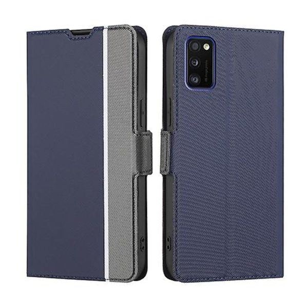 För Samsung Galaxy A41 Twill Texture Phone case Blue