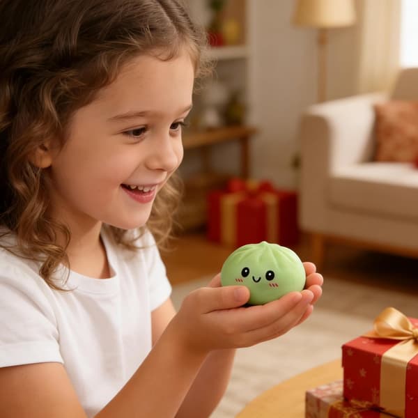 Mystery Dumpling Squeeze Toys Stressbolde Sensorisk Legetøj Blød Klemme Dekompression Dej til Voksne
