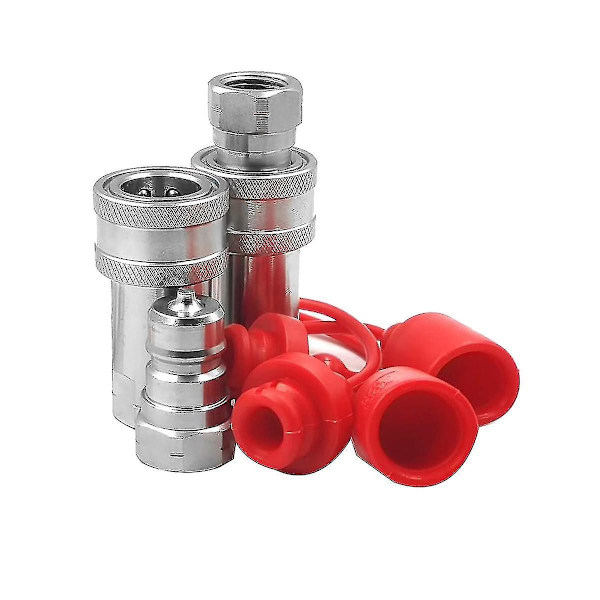 3/8 tum Npt gänga Iso7241-1a Hydraulisk set med cap