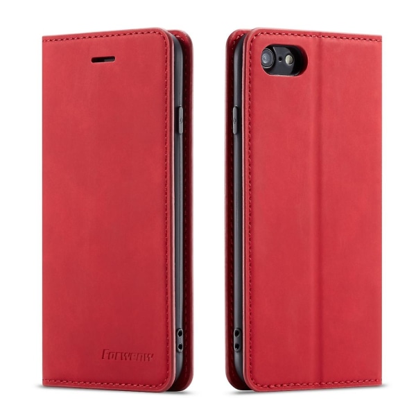 Forwenw Dream Series lædertaske til Iphone Se 2020 / 8 / 7 Red