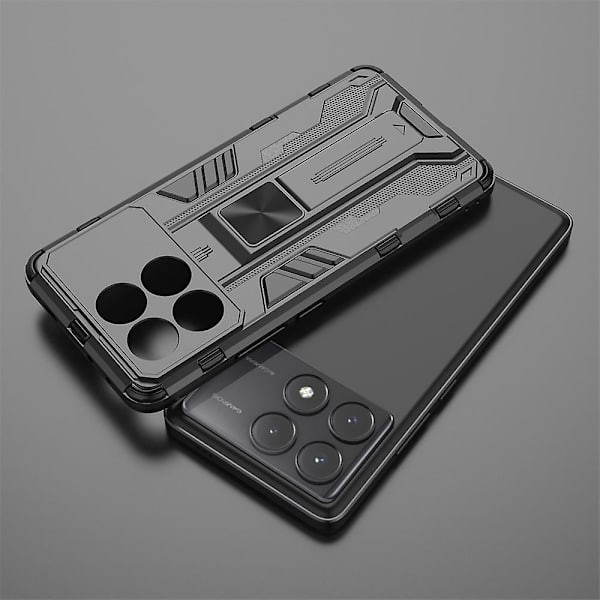 Supersonic Armor phone case för Xiaomi Poco X6 Pro Red