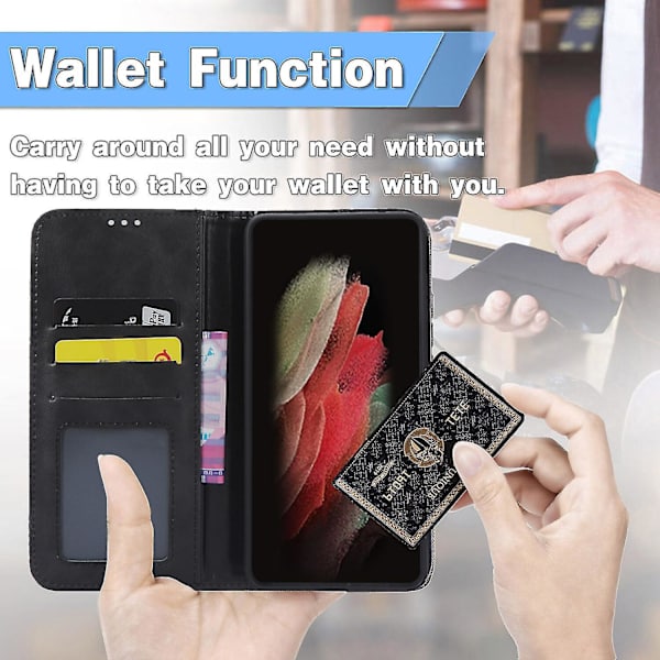 Kompatibel med Ulefone Armor 8 Case, Folio Cover Magnetic Wallet Case För Ulefone Armor 8 C4
